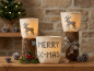 Preview: Weihnachtliche Kreuzstich Lichterbeutel - ITH-Stickdatei